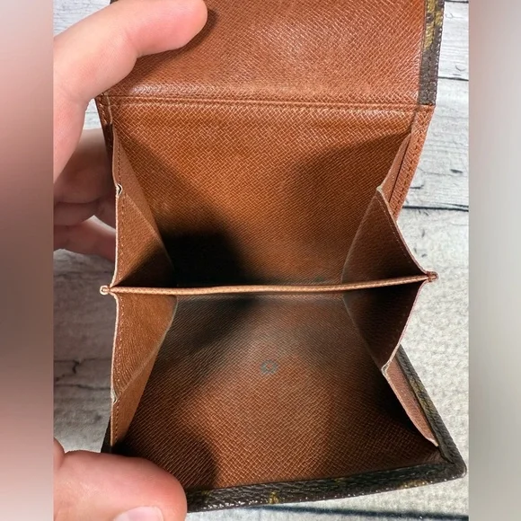 Louis Vuitton Portefeiulle Elise Trifold Wallet Monogram Canvas Leather - Picture 8 of 14